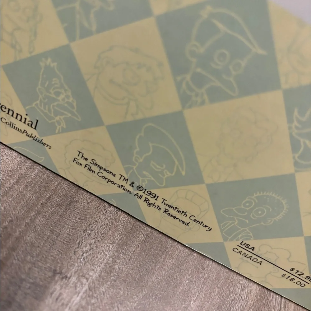 Vintage 1991 The Simpsons Rainy Day Fun Book - Picture 4 of 8